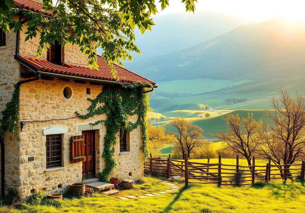 Stone house · Vineyard plot