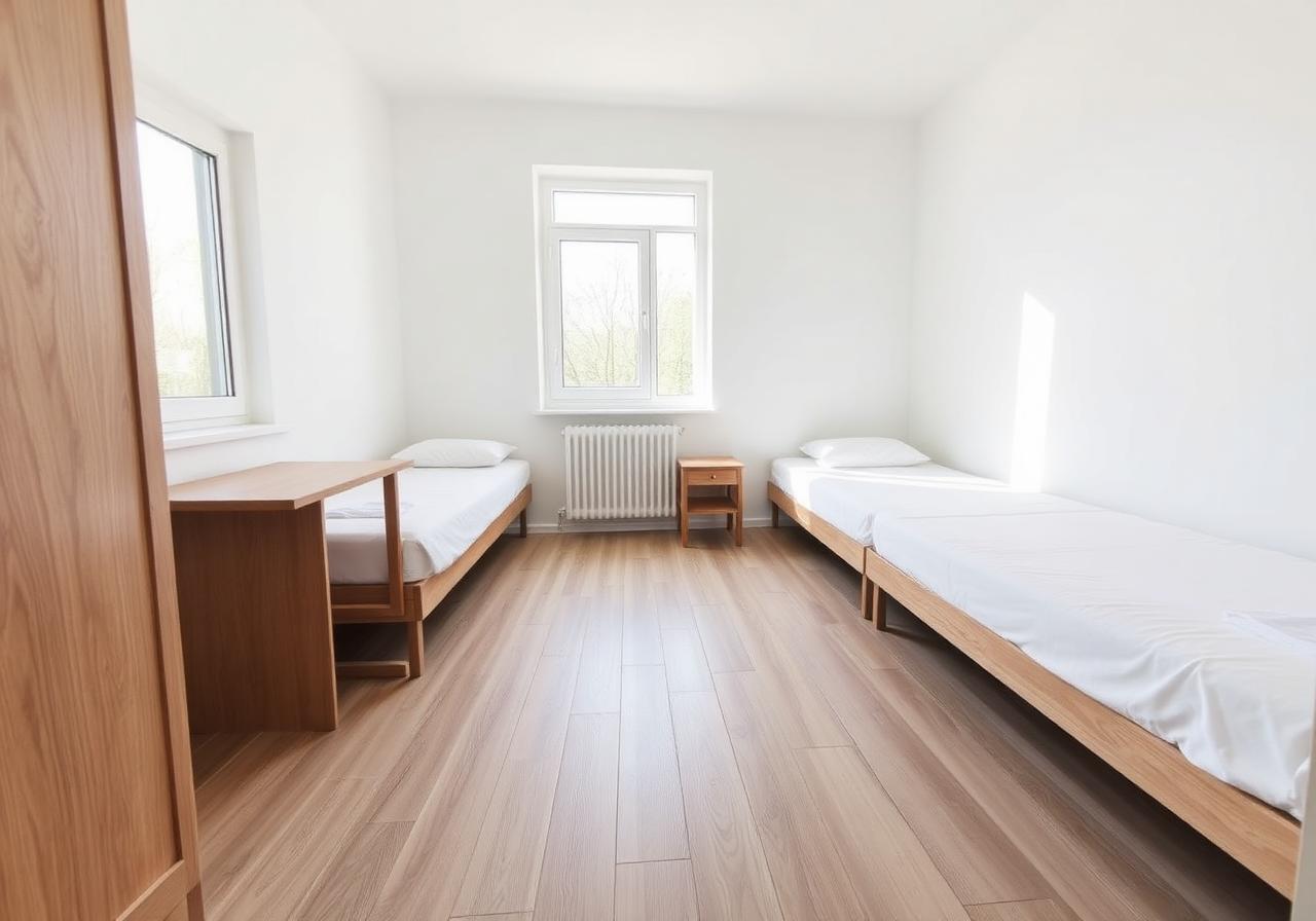 Workers accommodation sample interior